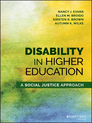 cover image of Disability in Higher Education